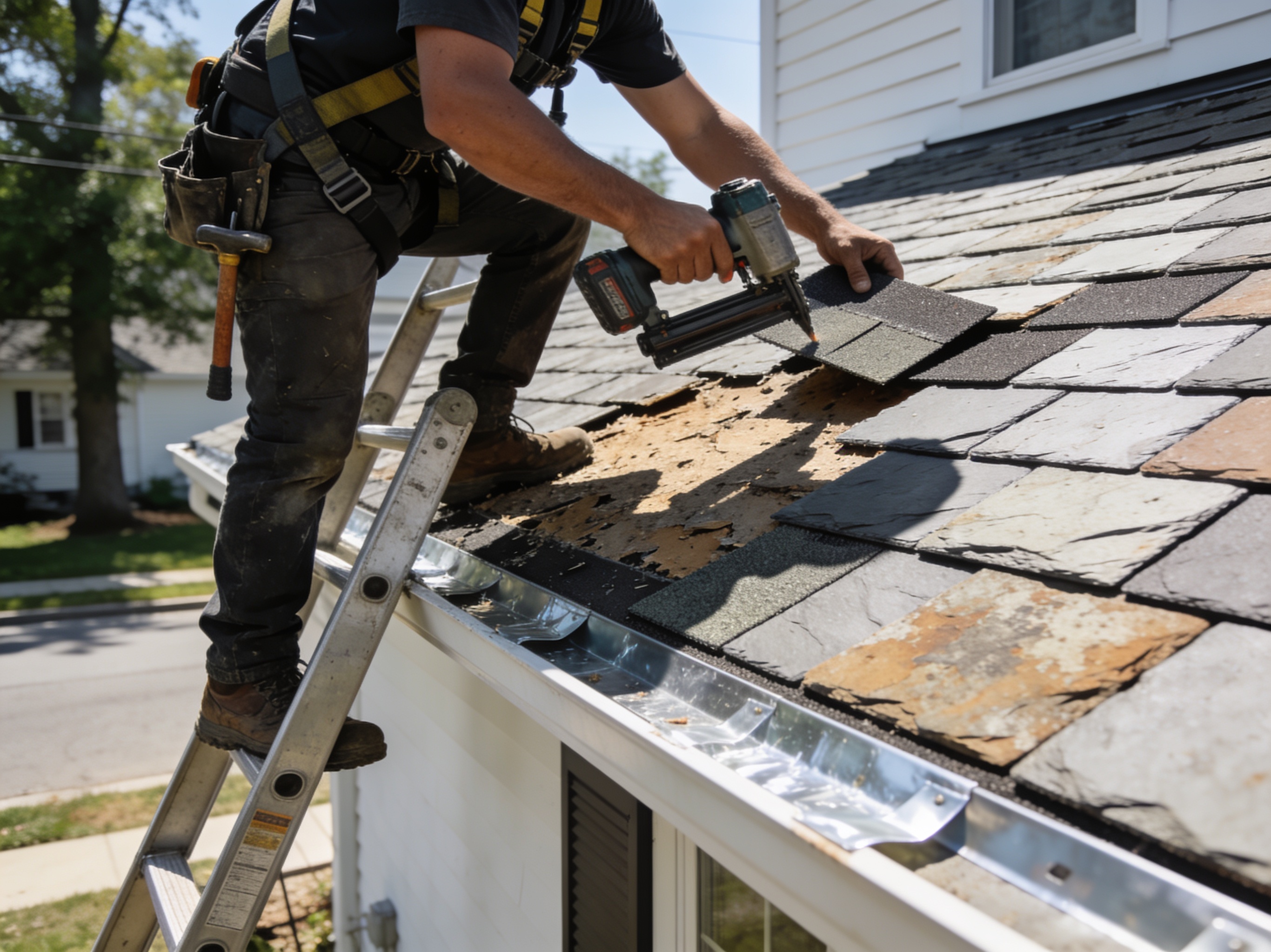 Synthetic Slate Roof Replacement in Towson, MD